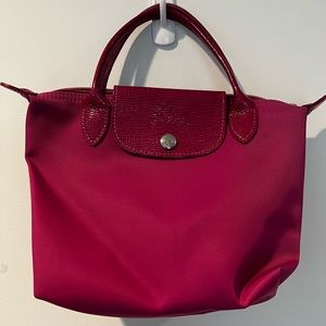 Longchamp hot pink mini Le Pliage
